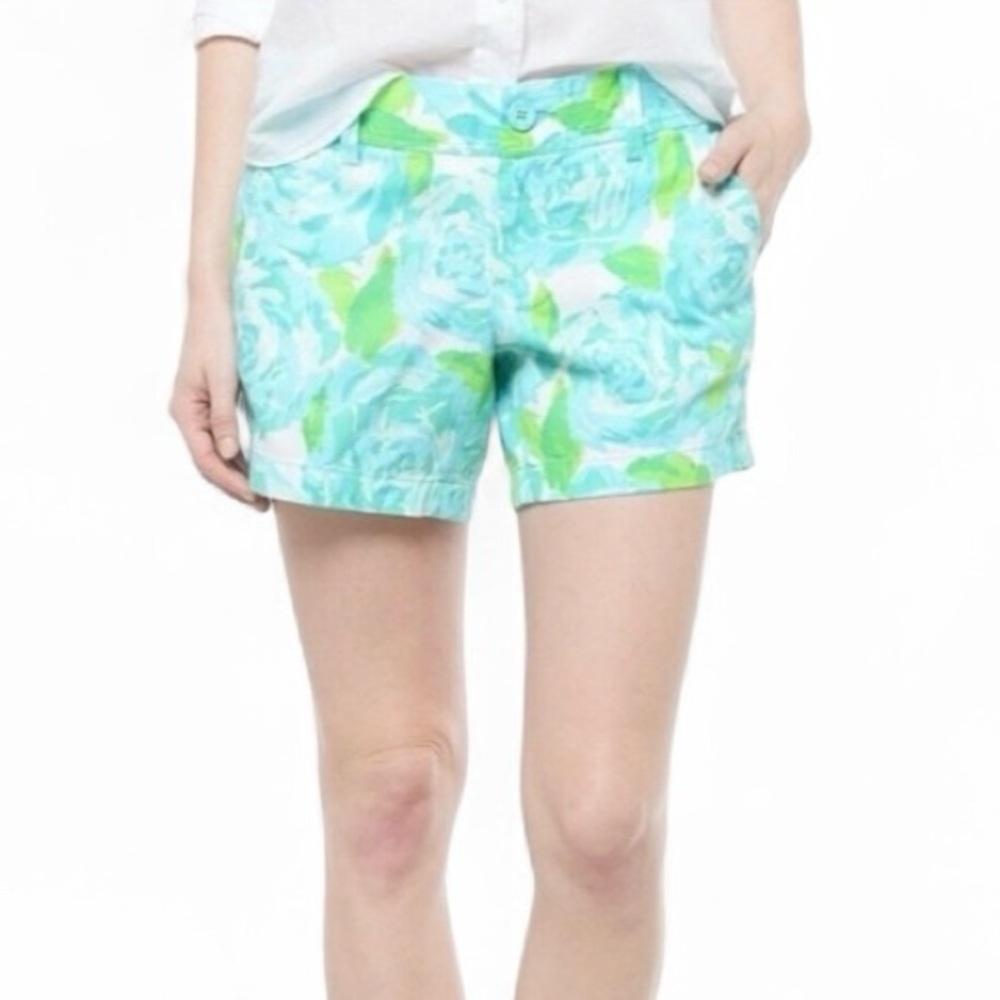Lilly Pulitzer Blue Posey Callahan Shorts
